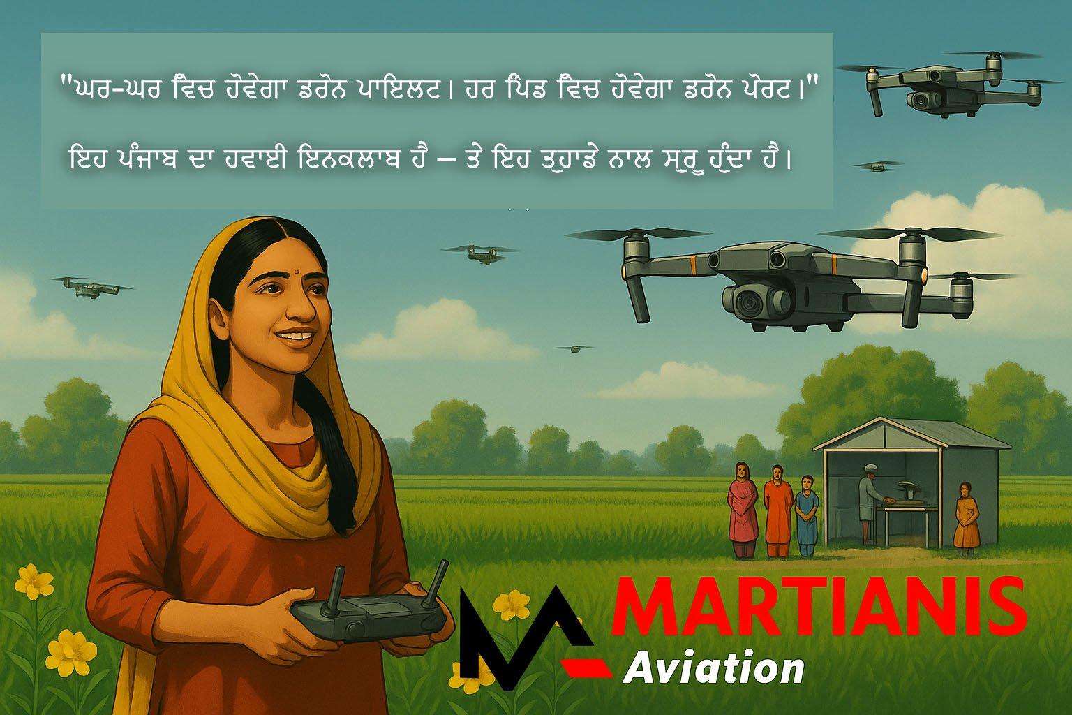 ਘਰ-ਘਰ ਵਿੱਚ ਹੋਵੇਗਾ ਡਰੋਨ ਪਾਇਲਟ – ਹਰ ਪਿੰਡ ਵਿੱਚ ਬਣੇਗਾ ਡਰੋਨ ਪੋਰਟ - Cover Image